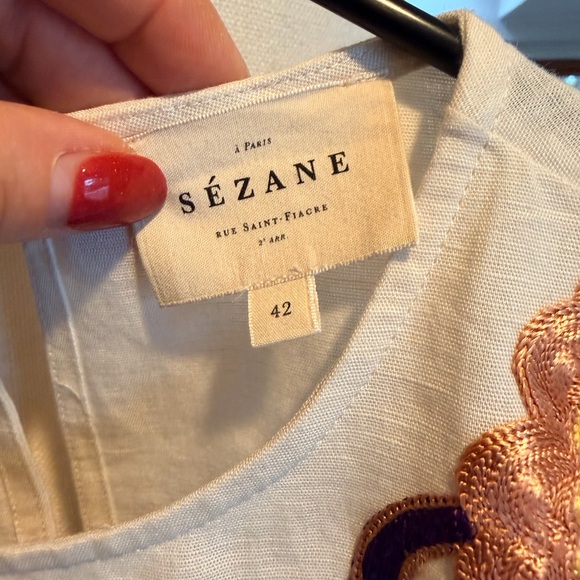 Jorden sezane Embroidered Floral Women's Top - Picture 4 of 5